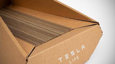 Inattendu : Tesla a sorti un lit pour chat dans le style de la camionnette électrique Cybertruck.