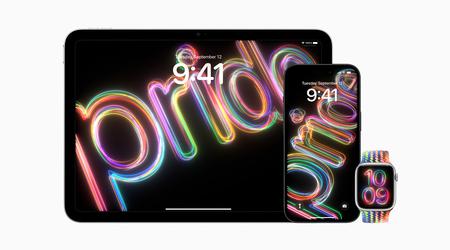 Apple a annoncé un bracelet et un cadran de montre fluorescents 2024 Pride Edition pour l'Apple Watch.