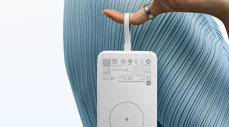 Xiaomi présente un nouveau Power Bank magnétique sans fil avec câble intégré et charge rapide de 33W