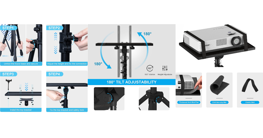 DECOSIS meilleur support de projecteur pour l'extérieur