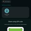 Aperçu du code QR pour Quick Share