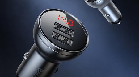 Chargeur de voiture Baseus 24W pour 5 $
