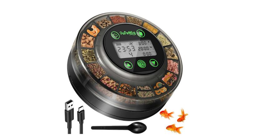 Nourrisseur automatique pour poissons de vacances Papettly