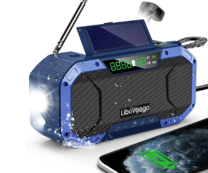 Libovgogo Radio d'urgence Haut-parleur Bluetooth étanche