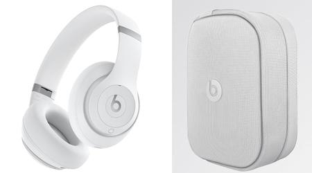 Apple a lancé une nouvelle version du Beats Studio Pro en blanc mat.