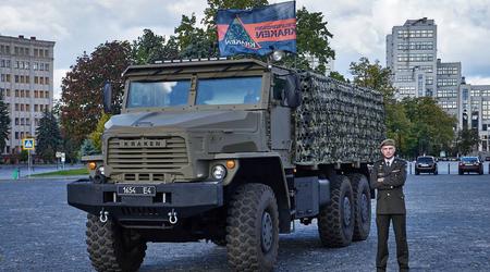 L'unité spéciale KRAKEN s'est armée d'un véhicule blindé russe Tornado-U capturé en 2022.