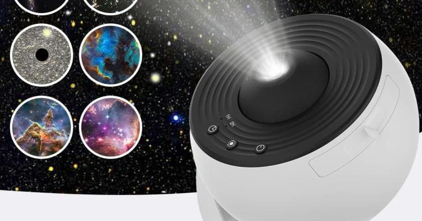 Projecteur d'étoiles galaxie du planétarium VanSmaGo 