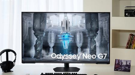 Samsung a présenté l'Odyssey Neo G7 (G70NC) : Moniteur de jeu de 43 pouces avec écran Mini LED 4K à 144 Hz pour 982 $.