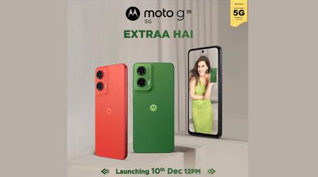 Le Moto G35 de Motorola, doté d'une charge améliorée de 20 W et de trois appareils photo, sera lancé en Inde le 10 décembre.