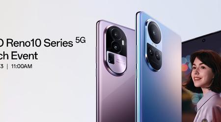 OPPO annonce la date d'annonce mondiale pour Reno 10, Reno 10 Pro et Reno 10 Pro+.