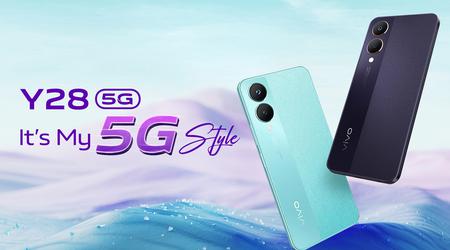 vivo Y28 5G : écran LCD 90Hz, puce MediaTek Dimensity 6020, protection IP54 et batterie 5000 mAh pour 169 dollars