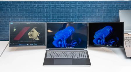 Lenovo a dévoilé un concept d'écrans amovibles pour ses propres ordinateurs portables.
