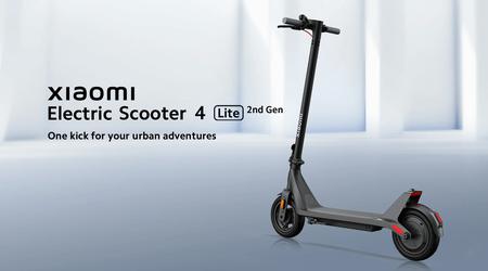 Le scooter électrique Xiaomi 4 Lite (2e génération), d'une autonomie de 25 km, fait ses débuts en Europe.