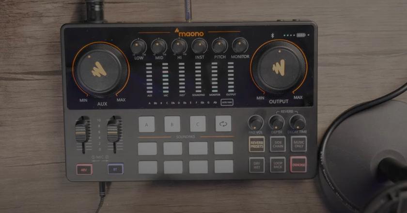 MAONO table de mixage pour podcast