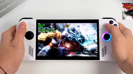 L'ASUS ROG Ally sera capable de faire tourner des jeux pour PlayStation 2, PlayStation 3 et Xbox 360 - God of War 3 a tourné en FHD/60FPS pour le test.