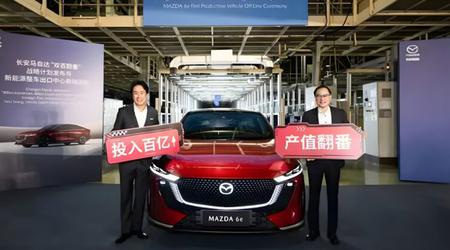 En route pour l'Europe : la Mazda 6e électrique a été lancée en Chine