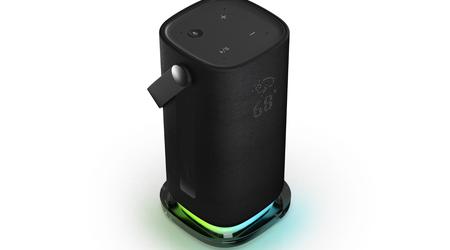 CES 2023 : Acer a dévoilé l'enceinte intelligente Halo Swing avec un rétroéclairage RVB, un écran LED, une protection IPX5 et l'assistant Google.
