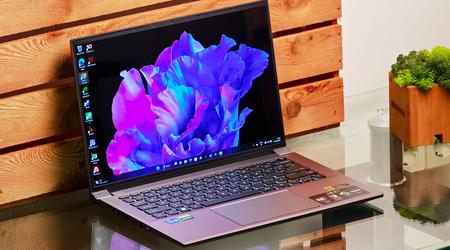 Critique de l'ordinateur portable Acer Swift X 14 : Graphiques GeForce RTX et écran OLED dans un boîtier métallique compact