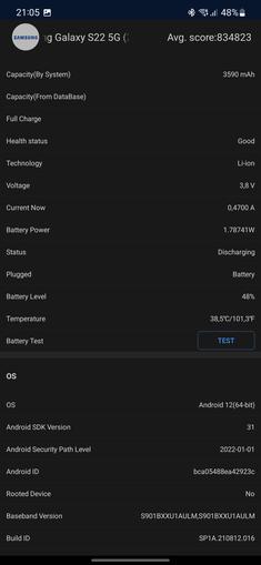 Test du Samsung Galaxy S22 et du Galaxy S22+ : produits phares universels-116