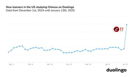 TikTok sur la sellette, Duolingo au sommet : hausse inattendue de la popularité