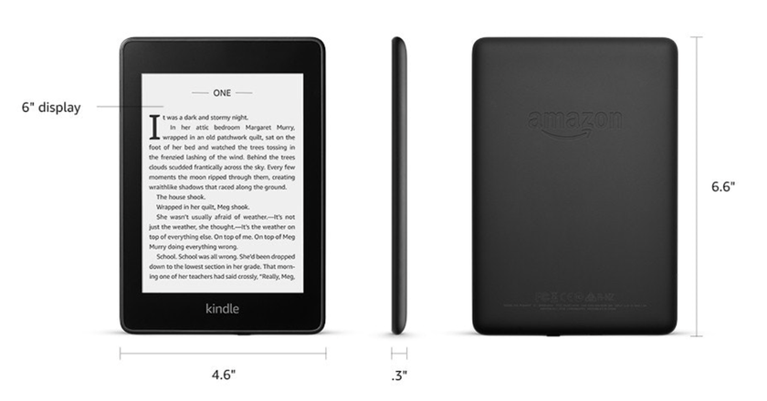 Appareil AMAZON KINDLE PAPERWHITE pour les livres audio