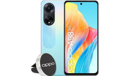 Un internaute montre des images de l'OPPO A98 5G : un smartphone avec un écran 120Hz et une puce Snapdragon 695.