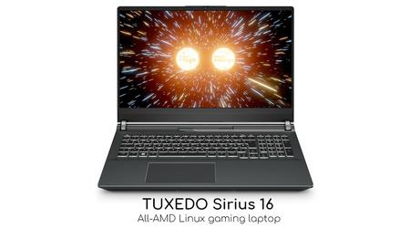 Tuxedo Sirius 16 - le premier ordinateur portable de jeu Linux au monde, à partir de 1 699 euros