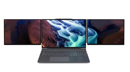 Insider montre un concept d'ordinateur portable Lenovo avec chargement solaire et module pour écrans supplémentaires