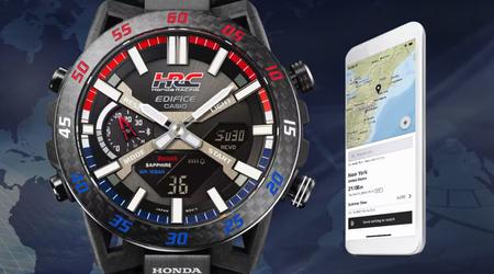 Casio Edifice ECB2000HR-1A en style voiture de course Honda disponible aux Etats-Unis pour 400 dollars