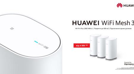 Huawei Wi-Fi Mesh 3 avec Wi-Fi 6 Plus, NFC, prise en charge de plus de 250 appareils et un prix de 4999 UAH est arrivé en Ukraine