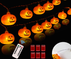 Lumières citrouilles LED KPCB d'Halloween