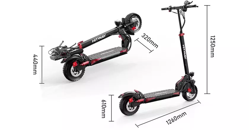 HITWAY H5 e-trottinette pour adultes