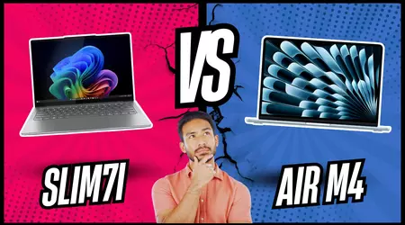 Lenovo Slim7i vs Apple MacBook Air M4 : Comparatif