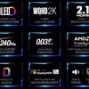 Aperçu de l'interface de l'Acer Predator X27U X1 depuis le bas