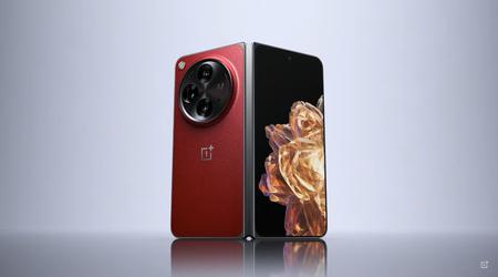 Le OnePlus Open Apex Edition en couleur Crimson Shadow et doté d'une capacité de stockage de 1 To a fait ses débuts en Europe.