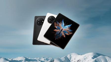 Tecno Phantom V Fold - smartphone pliable avec Dimensity 9000+, deux écrans LTPO AMOLED à 120Hz et cinq caméras à partir de 1100 $.
