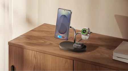 Samsung a lancé un appareil Qi2 pratique pour recharger sans fil trois gadgets Galaxy à la fois.