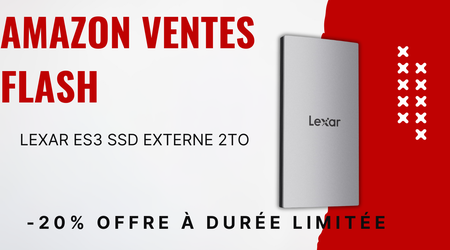 Lexar ES3 SSD Externe 2To – Économisez 30€ maintenant!