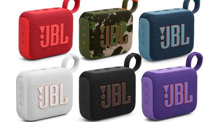 JBL Go 4 : enceinte sans fil compacte avec protection IP67, Bluetooth 5.3, port USB-C et technologie AURACAST pour 60 $.