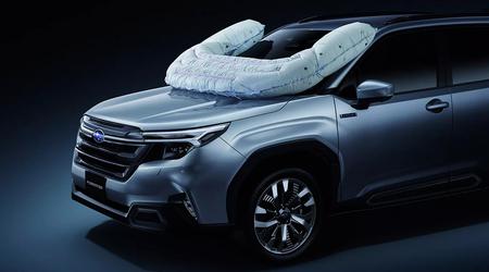 Subaru a développé un airbag extérieur qui protège les cyclistes des collisions avec le pare-brise