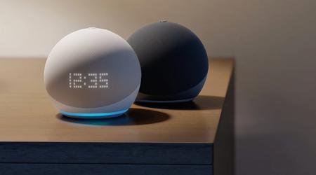 Amazon Echo Dot (5 Gen) avec détecteur de mouvement et horloge intégrée est en vente avec une réduction de 20 $.