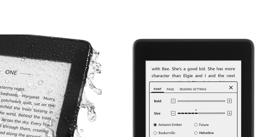 Appareil AMAZON KINDLE PAPERWHITE pour écouter des livres audio