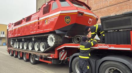 La République tchèque teste le nouveau véhicule amphibie KALAN destiné à remplacer les PTS soviétiques