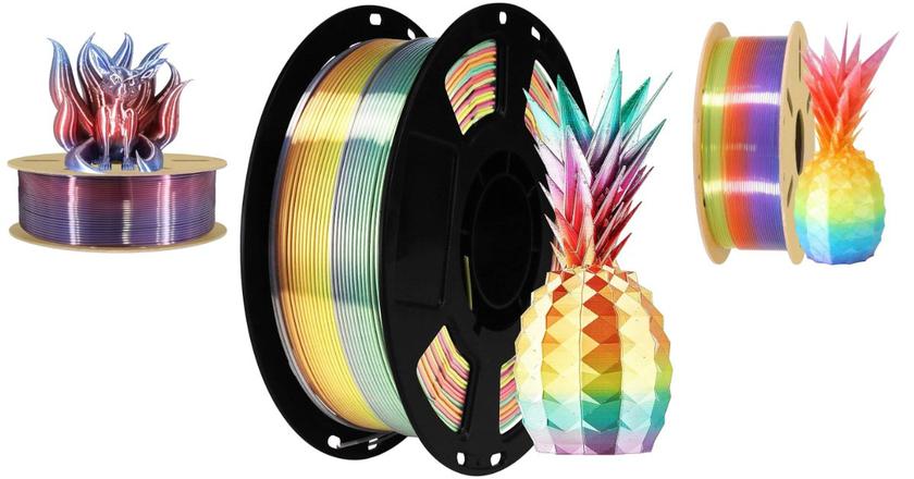 AMOLEN Silk Shiny Multi Color meilleur matériau pour miniatures 3D