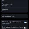Configurer l'écran d'accueil dans One UI 7