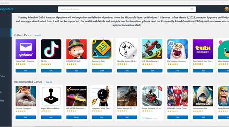 Amazon met fin à sa boutique d'applications