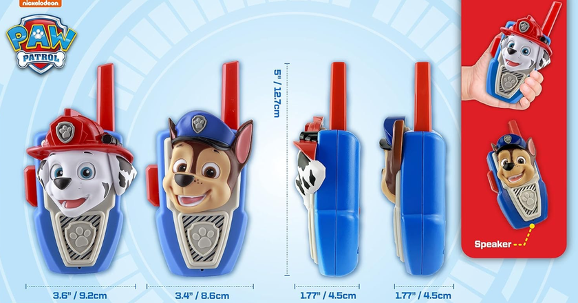 Talkies-walkies PAW Patrol pour enfants de 3 ans