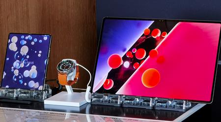 Les smartphones pliables Samsung Galaxy Fold5 et Flip5, les smartwatches Galaxy Watch6 et les tablettes Galaxy Tab S9 en personne