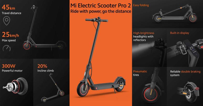  Xiaomi Mi Electric Scooter Pro 2 meilleure e-trottinette pour adultes