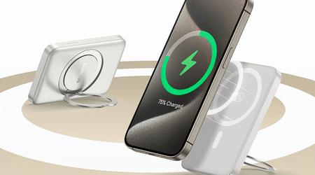 Baseus annonce la création d'une banque d'alimentation à support magnétique rotatif d'une capacité de 5000 mAh et d'une puissance de 20W 